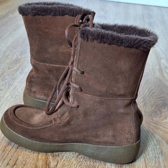 Cougar Cricket Brown Suede Lace Up Boot - 6 - Picture 9 of 9